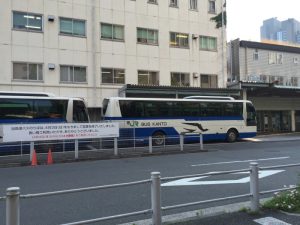 代々木駅付近の旧JR高速バス新宿ターミナル