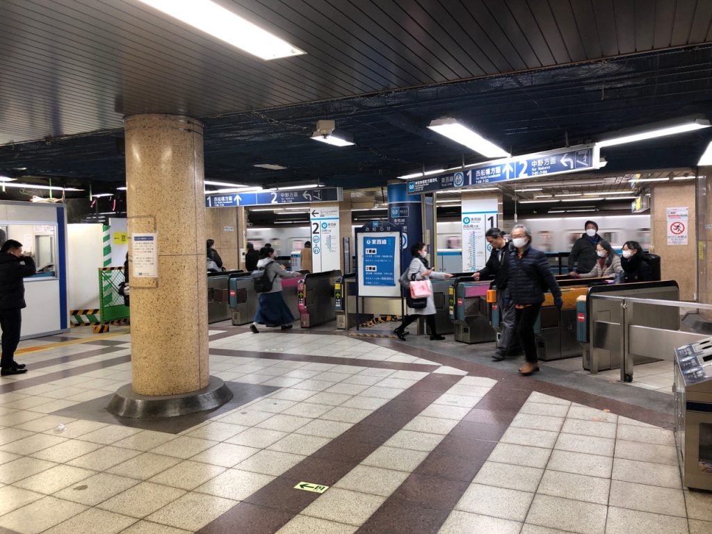 九段下駅 東西線 旧改札